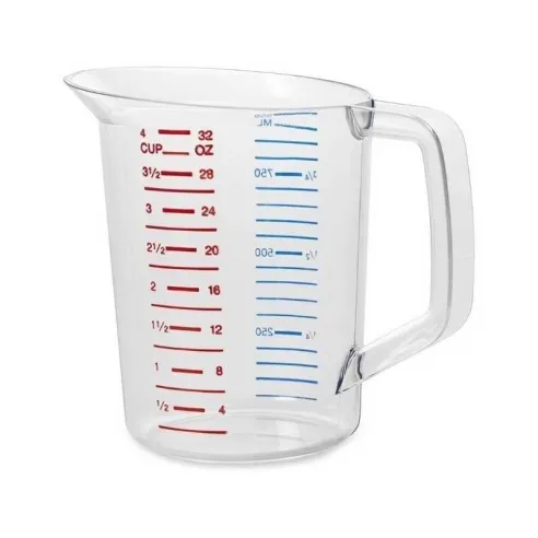 Taza Gravada para Medir de Policarbonato de 1 Quarto RUBBERMAID FG321600CLR