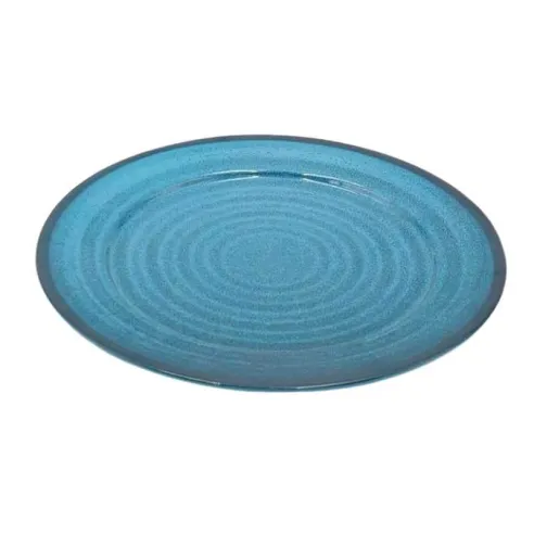 Plato Redondo de Melamina Coupe de Color Verde de 9.5 Pulgadas MASTER CHEF B923-GN