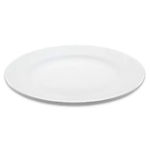 Plato Redondo de Porcelana 30 Centimetros Blanco CATER MAX 14300