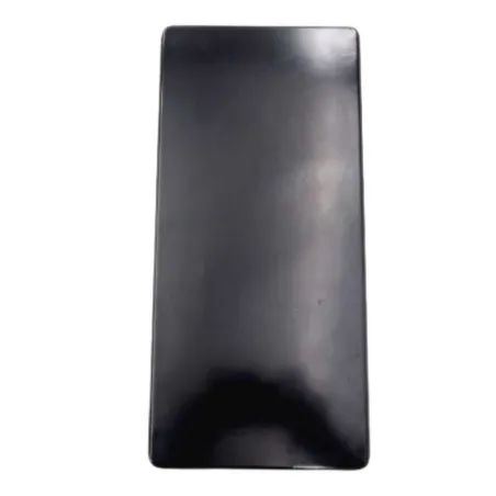 Bandeja Rectangular de Melamina de Color Negro de  24.7 X 10 X 0.5  Centimetros MASTER CHEF D327