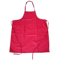 Delantal Rojo de 28x33 Pulgadas  MASTER CHEF BAP-RD/AD