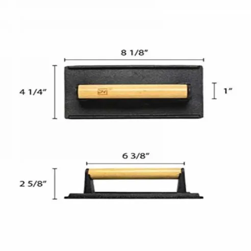 Peso de Hierro Fundido para Carne de 4.25 x 8.25 Pulgadas THUNDER SLKSW108