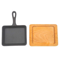 Mini Sarten Rectangular de 12.5 x 10.6 x 2.4 Centimetros MASTER CHEF 246A