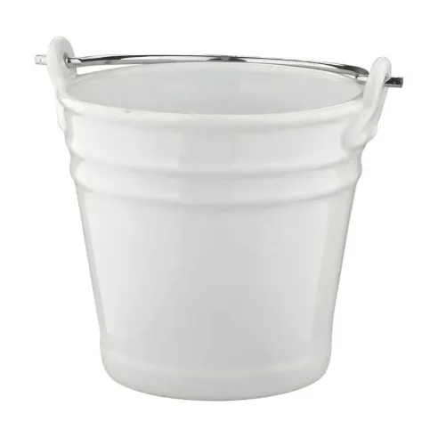 Balde Mini de Porcelana de 425 Mililitros Blanco ARNI CS8179