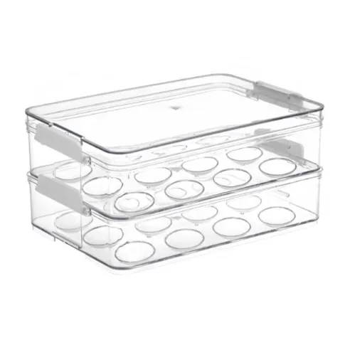 Contenedor de Almacenaje de Huevos de 2 Niveles  TIPS HLJ-111
