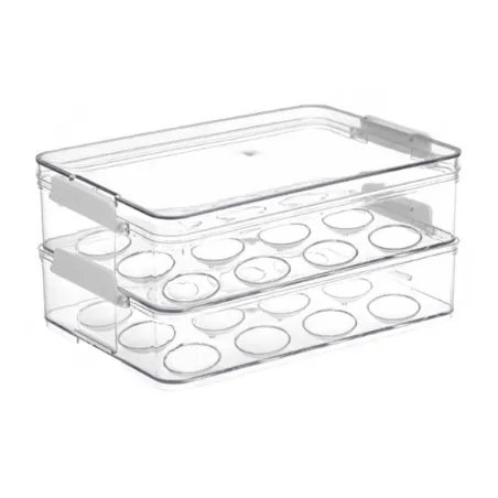 Contenedor de Almacenaje de Huevos de 2 Niveles  TIPS HLJ-111