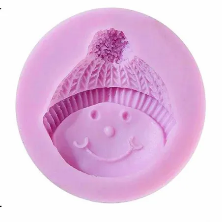Molde de Silicon Snowman Feliz TIPS B224