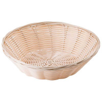 Canasta Redonda de Color Natural de 8.5 X 2.25 Pulgadas TABLECRAFT 1175W