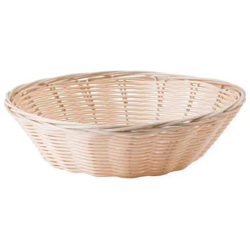 Canasta Redonda de Color Natural de 8.5 X 2.25 Pulgadas TABLECRAFT 1175W