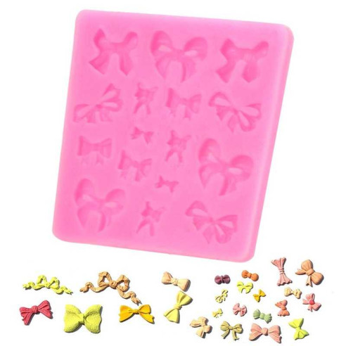 Molde de Silicon para Fondant de Lazos TIPS 030-48