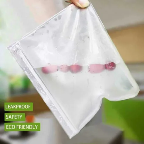 Bolsa Reutilizable PEVA de 15.3 x 10.5 x 5.1 Centimetros MASTER CHEF PVB1