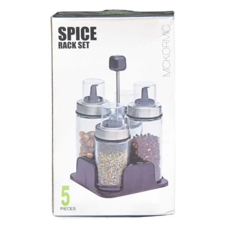 Vinagrera y Aceitera con Rack, Set de 4 Unidades SIN ASIGNAR MAA-07-01