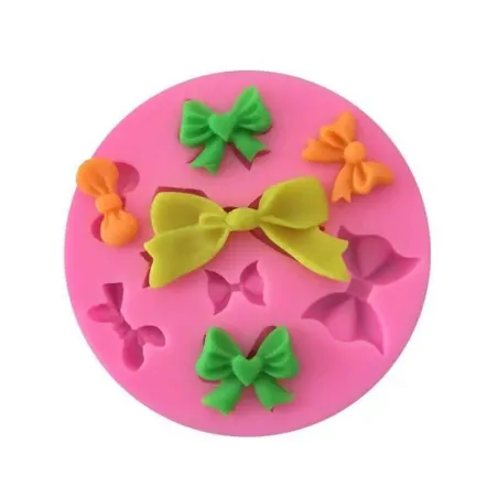 Molde silicon Fondant Lazos TIPS B172