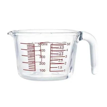 Taza de Medir de Vidrio de 500 Mililitros VETRO LB-500KH