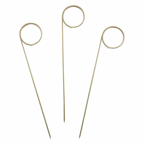 Pincho de Bambu Circular de 9 Centimetros, Paquete de 50 Unidades TIPS ARK25-92