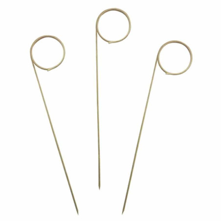 Pincho de Bambu Circular de 9 Centimetros, Paquete de 50 Unidades TIPS ARK25-92