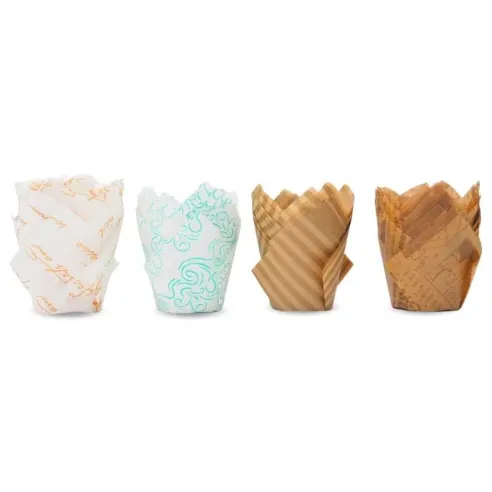 Capsulas para Cupcakes de Tulipan de Colores Surtidos, Paquete de 12 Unidades TIPS CPC01-45