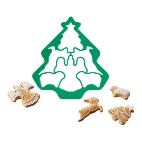 Cortador de Galleta Navidena Multiple, Diseno Delicia tescoma 630899