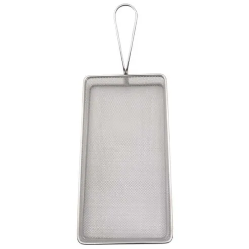 Canasta Mini para Snacks Plateada 10 x 5 x 2 Pulgadas TIPS B-284 / SILVER