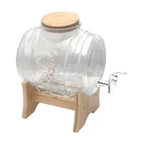Dispensador para Bebidas de 5 Litros con Base de Madera TIPS YPJ01-01