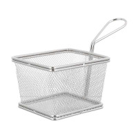 Canasta Mini Snacks de Acero Inoxidable 13 x 11 Centimetros TIPS TCW-003