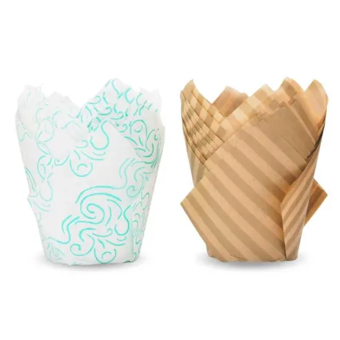 Capsulas para Cupcakes de Tulipan de Colores Surtidos, Paquete de 12 Unidades TIPS CPC01-45