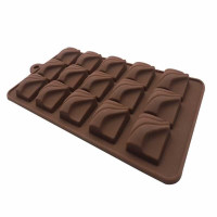 Molde de Silicon de Bombon Cuadrado de 15 Cavidades TIPS RRA02-173