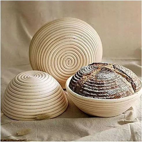 Banneton Redondo 25 x 8.5 Centimetros, Color Beige MASTER CHEF 9890651