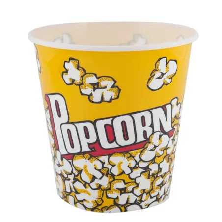 Recipiente para Palomitas 32 Onzas Color Amarillo, Paquete de 50 Unidades TIPS 32A