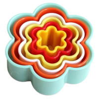 Cortador para Fondant Figuras de Flores Lisas, Set de 6 Piezas MASTER CHEF 0760819