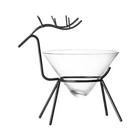 Copa de Martini con Base de Alambre de Reno VETRO HLX-FC98