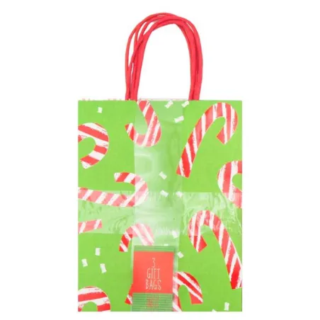 Bolsa Kraft Navidena de Tamano Mediana de 3 Unidades SIN ASIGNAR C3WKTGB2A