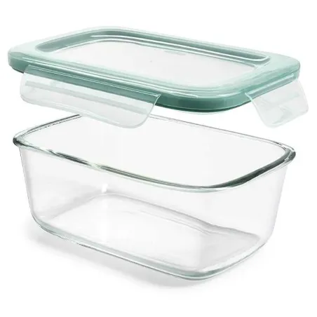 Contenedor de Vidrio Rectangular Hermetico de 640 Mililitros TIPS A-173-02