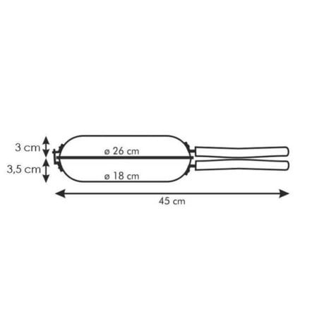Sarten de Teflon para Tortilla Espanola 26 Centimetros TESCOMA 594346
