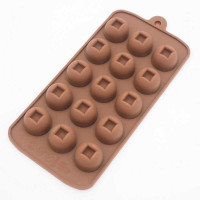 Molde de Silicon de Bombon de 15 Cavidades TIPS RRA02-185 2