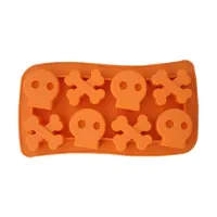 Molde de Silicon de Calaveras de 8 Cavidades TIPS ZNP-018