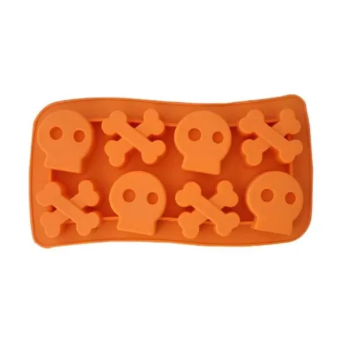 Molde de Silicon de Calaveras de 8 Cavidades TIPS ZNP-018