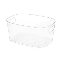 Contenedor para Almacenaje Transparente de Plastico de 24 x 16.5 x 12 Centimetros TIPS HLJ-033