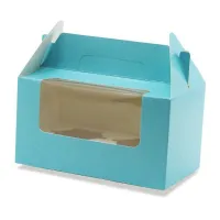 Caja de Carton para Cupcake de 2 Cavidades, Paquete de 10 Unidades TIPS AK-54