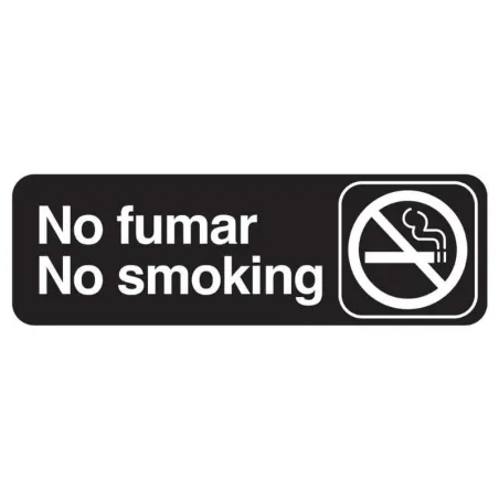 Senal de No Fumar de 9 X 3 Pulgadas TABLECRAFT 394589