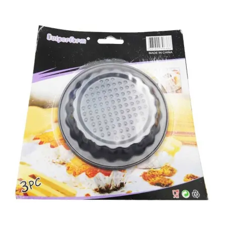 Molde Antiadherente con Diseno de Flor, Set de 3 Unidades TIPS B-126
