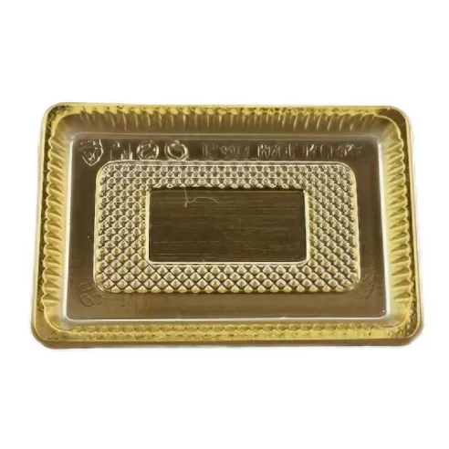 Molde de Aluminio Desechable para Mini Postre Rectangular, Paquete de 50 Unidades TIPS JS-603