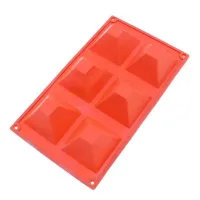 Molde de Silicon de Piramide de 6 Cavidades TIPS YX-012