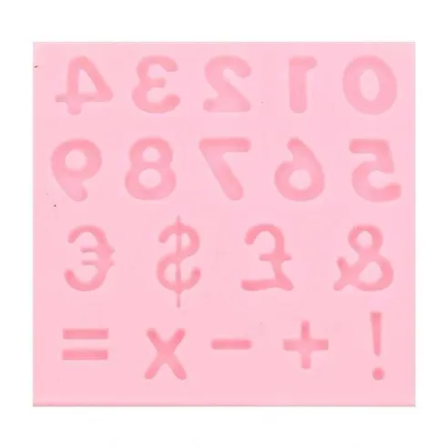 Molde de Silicon Numerico 10.5 x 10.5 Centimetros MASTER CHEF 0760283