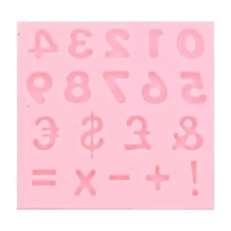 Molde de Silicon Numerico 10.5 x 10.5 Centimetros MASTER CHEF 0760283