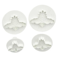 Marcadores de Plastico para Fondant y Pasta de Goma Diseno Corona, Set de 4 Piezas TIPS ZN2065