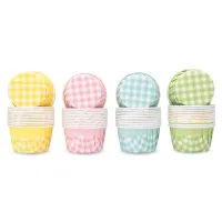 Capsulas para Cupcakes de Cuadros de Colores Surtidos, Paquete de 15 Unidades TIPS CPC01-29