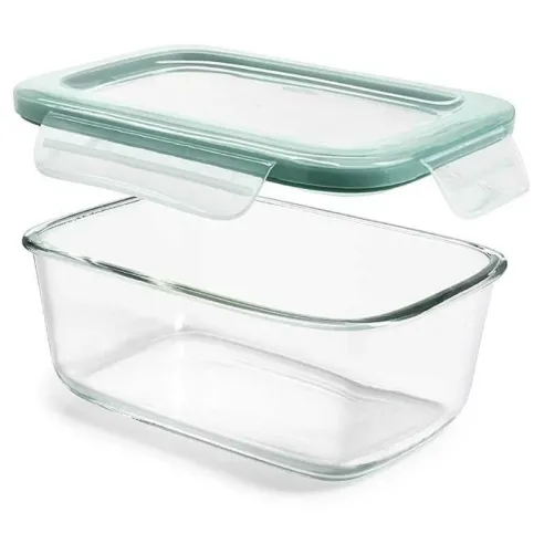 Contenedor de Vidrio Rectangular Hermetico de 1000 mililitros TIPS A-173-01