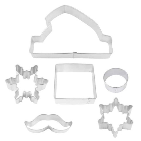 Cortador para Galletas Navidenas de Santa Claus, Set de 6 Unidades R Y M 2019