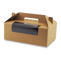 Caja de Carton para Cupcake de 6 cavidades, Paquete de 10 Unidades TIPS AK-56